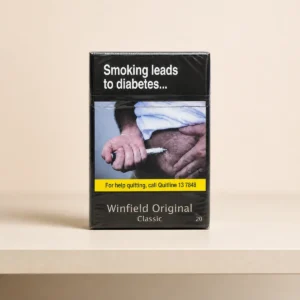 Winfield Original Classic 10mg packaging photographed for a AUD price and sale-unit explanation page